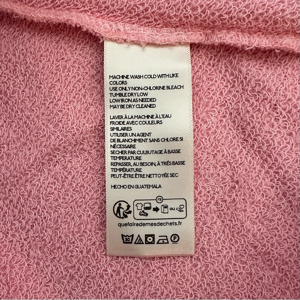 Free People We The Free Camden Pullover Sweatshirt Pink Sky NWOT Medium - Picture 7 of 10